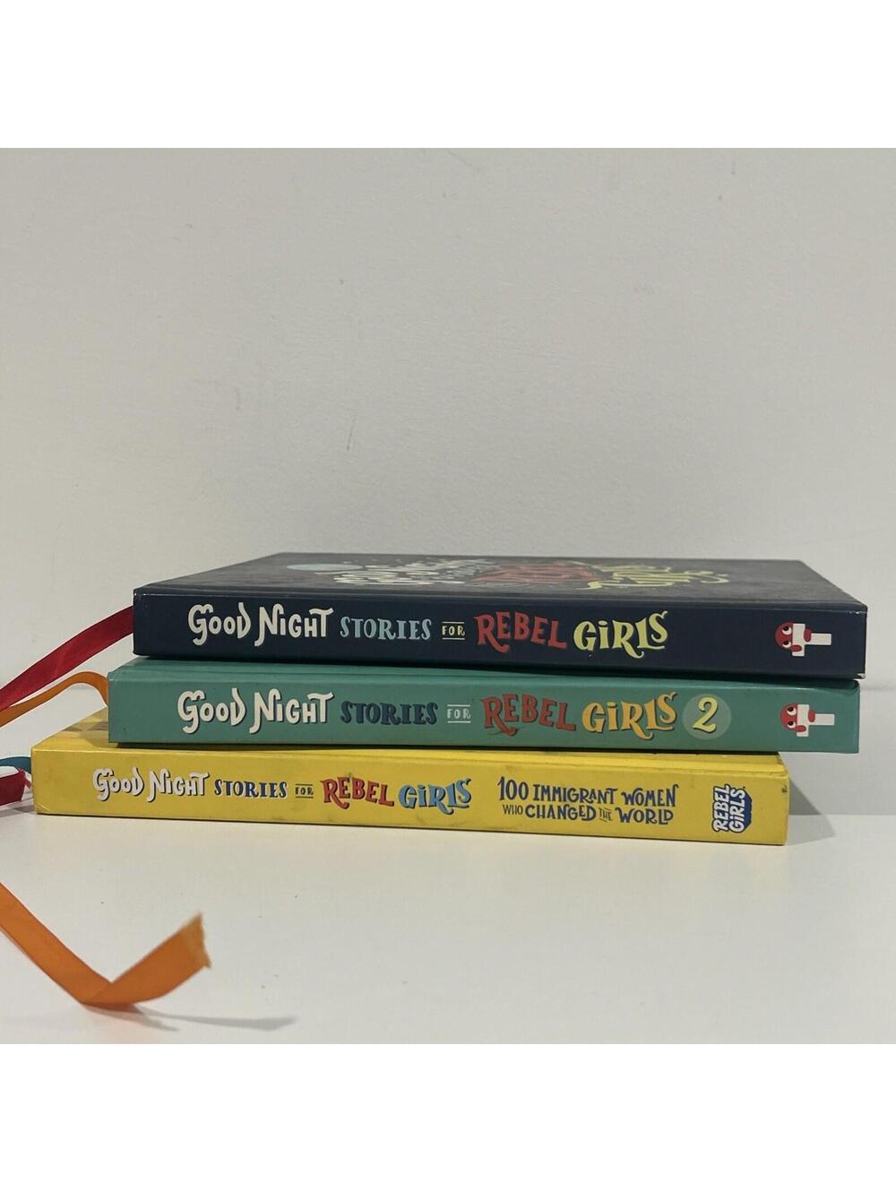 Good Night Stories for Rebel Girls Boxed Set of 3 Books Hardcover Collection